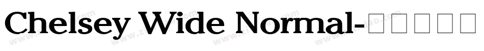 Chelsey Wide Normal字体转换